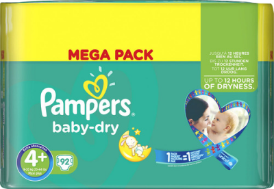 Verkoper Van God hartstochtelijk Pampers Baby-Dry 4+ Angebot Mega+ Pack | windelangebot.de
