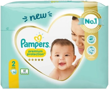 Pampers Premium Protection 2 - Einzelpack mit 30 Windeln